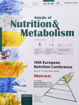 Annals of Nutrition and Metabolism 2007