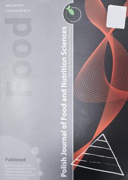 Polish Journal of Food and Nutrition Sciences 2008