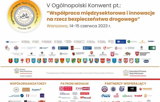 V Ogólnopolski Konwent pt.: „Współpraca międzysektorowa i innowacje na rzecz bezpieczeństwa drogowego”