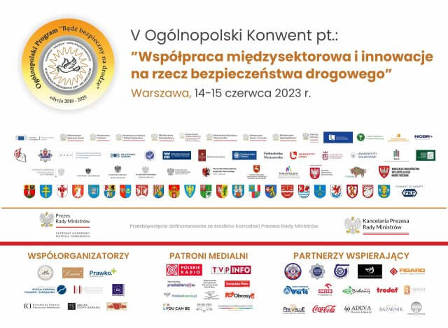 V Ogólnopolski Konwent pt.: „Współpraca międzysektorowa i innowacje na rzecz bezpieczeństwa drogowego”